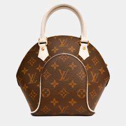 مملوكة مسبقًا Louis Vuitton Monogram White Accent Leather 'Elipse BB' Top Handle with Strap
