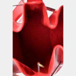 Pre Owned Louis Vuitton 1996 Red Epi Leather 'Sac d'Epaule' Shoulder Bag