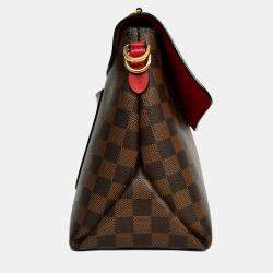 مملوكة مسبقًا Louis Vuitton Brown Beaubourg MM Logo Crossbody Bag