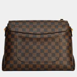 مملوكة مسبقًا Louis Vuitton Brown Beaubourg MM Logo Crossbody Bag