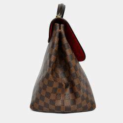 مملوكة مسبقًا Louis Vuitton 2011 Brown Canvas Damier Ebene GM Bergamo Tote