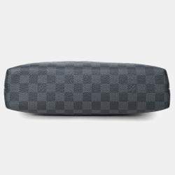 Pre Owned حقيبة مراسل ب م دامير جرافيت لويس فيتون