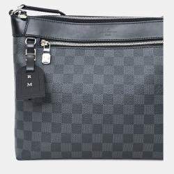 Pre Owned حقيبة مراسل ب م دامير جرافيت لويس فيتون