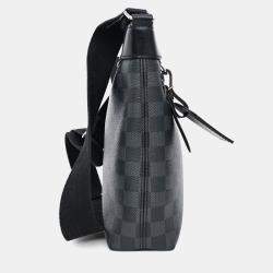 Pre Owned حقيبة مراسل ب م دامير جرافيت لويس فيتون