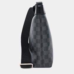 Pre Owned حقيبة مراسل ب م دامير جرافيت لويس فيتون