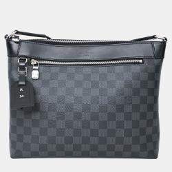 Pre Owned حقيبة مراسل ب م دامير جرافيت لويس فيتون