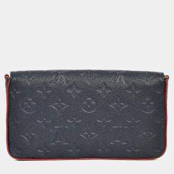مملوكة مسبقًا Louis Vuitton 2017 Navy/Red Leather Empriente Felicie Crossbody Bag