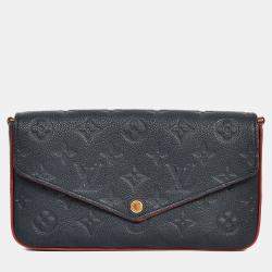 مملوكة مسبقًا Louis Vuitton 2017 Navy/Red Leather Empriente Felicie Crossbody Bag
