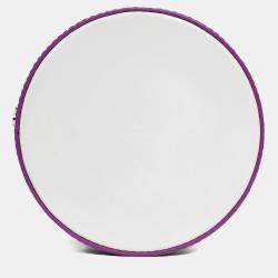 Pre Owned Louis Vuitton Purple/White Paint Can Bag with Strap