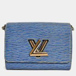 مملوكة مسبقًا حقيبة لويس فيتون كتف MM جلد إبي جلد دنيم أزرق 2015