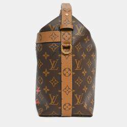 Pre Owned حقيبة لوي فيتون خريف/شتاء 2016 إصدار محدود بمونوغرام معكوس 'سيتي كروزر' الحجم الصغير بمقبض علوي مع شريط