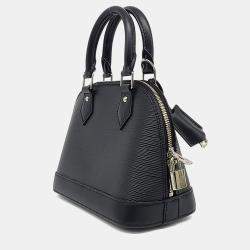 مملوكة مسبقًا Louis Vuitton Black Leather Epi Alma Bb