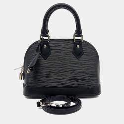 مملوكة مسبقًا Louis Vuitton Black Leather Epi Alma Bb