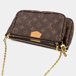 مملوكة مسبقًا حقيبة ملحق متعددة مونوجرام جلد بني لويس فويتون