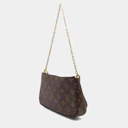 مملوكة مسبقًا حقيبة ملحق متعددة مونوجرام جلد بني لويس فويتون