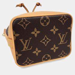 مملوكة مسبقًا حقيبة لويس فيتون نانو نويه مونوجرام بني PVC