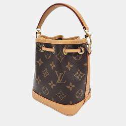 مملوكة مسبقًا حقيبة لويس فيتون نانو نويه مونوجرام بني PVC