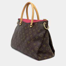 مملوكة مسبقًا Louis Vuitton Brown Canvas and Leather Monogram Pallas