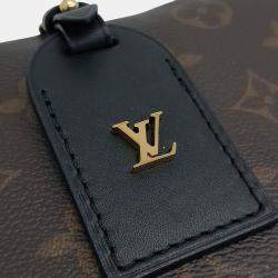 Pre Owned Louis Vuitton Brown PVC Monogram Petite Malle Souffle