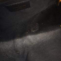 Pre Owned Louis Vuitton Brown PVC Monogram Petite Malle Souffle