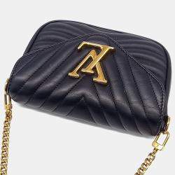 Pre Owned حقيبة لوي فيتون نيو ويف متعددة الجيوب من الجلد الأسود