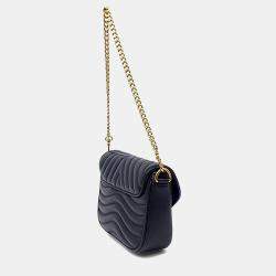 Pre Owned حقيبة لوي فيتون نيو ويف متعددة الجيوب من الجلد الأسود