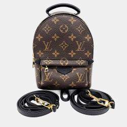 Pre Owned حقيبة ظهر لويس فيتون باللم سبرينغز قماش بني صغيرة