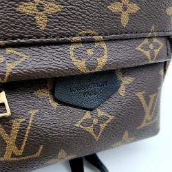 Pre Owned حقيبة ظهر لويس فيتون باللم سبرينغز قماش بني صغيرة