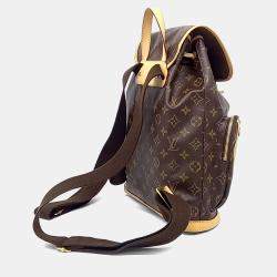 Pre Owned Louis Vuitton Brown Leather Sackbospo Backpack