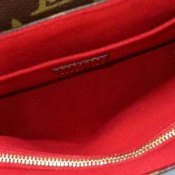 Pre Owned حقيبة لويس فيتون سانت بلاسيد بني أحمر بولي فينيل كلوريد