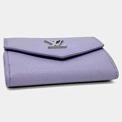 مملوكة مسبقًا Louis Vuitton Purple Leather Valentine'S Day Lockmini Wallet