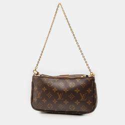 Pre Owned Louis Vuitton Brown Monogram Multi Pochette Accessoires