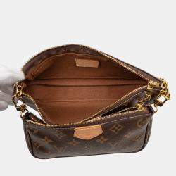 Pre Owned Louis Vuitton Brown Monogram Multi Pochette Accessoires
