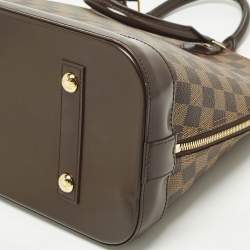 مملوكة مسبقًا Louis Vuitton Alma MM Damier Ebene Canvas Bag