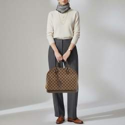مملوكة مسبقًا Louis Vuitton Alma MM Damier Ebene Canvas Bag