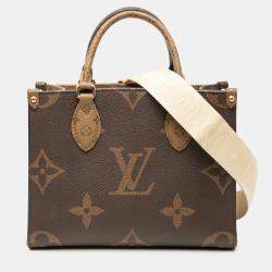 مملوكة مسبقًا Louis Vuitton Brown Monogram Reverse Giant OnTheGo PM