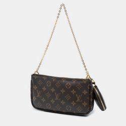 Pre Owned Louis Vuitton Brown Monogram Multi Pochette Accessoires