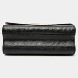 Pre Owned Louis Vuitton Black Epi Flower Embellished Twist MM