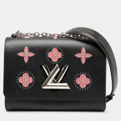 مملوكة مسبقًا Louis Vuitton Black Epi Flower Embellished Twist MM