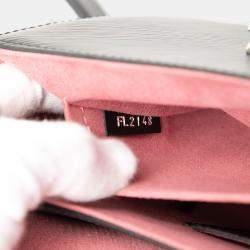 Pre Owned Louis Vuitton Black Epi Flower Embellished Twist MM