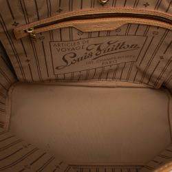 Pre Owned Louis Vuitton Brown Monogram Neverfull MM