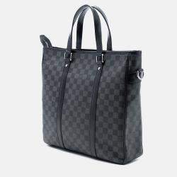 مملوكة مسبقًا Louis Vuitton Black Damier Graphite Tadao PM