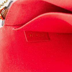 مملوكة مسبقًا Louis Vuitton Brown Damier Ebene Pochette Felicie