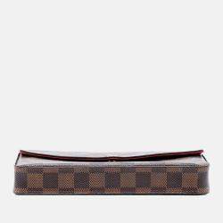 مملوكة مسبقًا Louis Vuitton Brown Damier Ebene Pochette Felicie