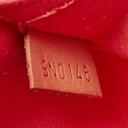 Pre Owned حقيبة لووي فيتون ألما ب م جلد إيبي معدني خوخي