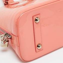 Pre Owned حقيبة لووي فيتون ألما ب م جلد إيبي معدني خوخي