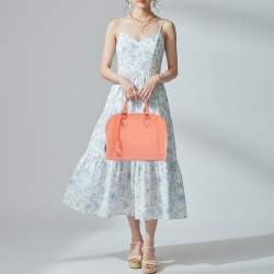 Pre Owned حقيبة لووي فيتون ألما ب م جلد إيبي معدني خوخي