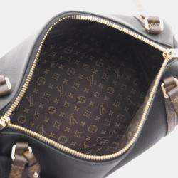 مملوكة مسبقًا Louis Vuitton Express Pm Monogram Noir Shoulder Bag Leather And Coated Canvas Black Brown