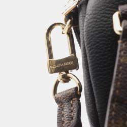 مملوكة مسبقًا Louis Vuitton Express Pm Monogram Noir Shoulder Bag Leather And Coated Canvas Black Brown