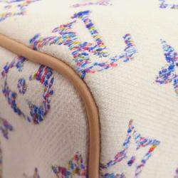 Pre Owned Louis Vuitton Speedy Bandouliere 20 Handbag Monogram Jacquard